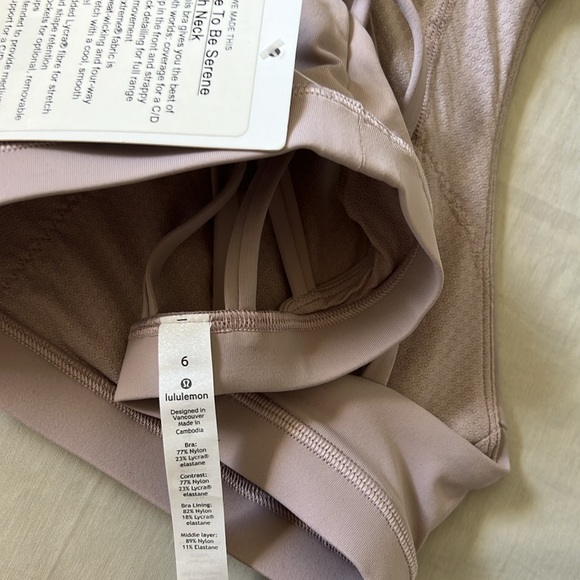 NWT Lululemon free to be serene bra - Picture 10 of 10